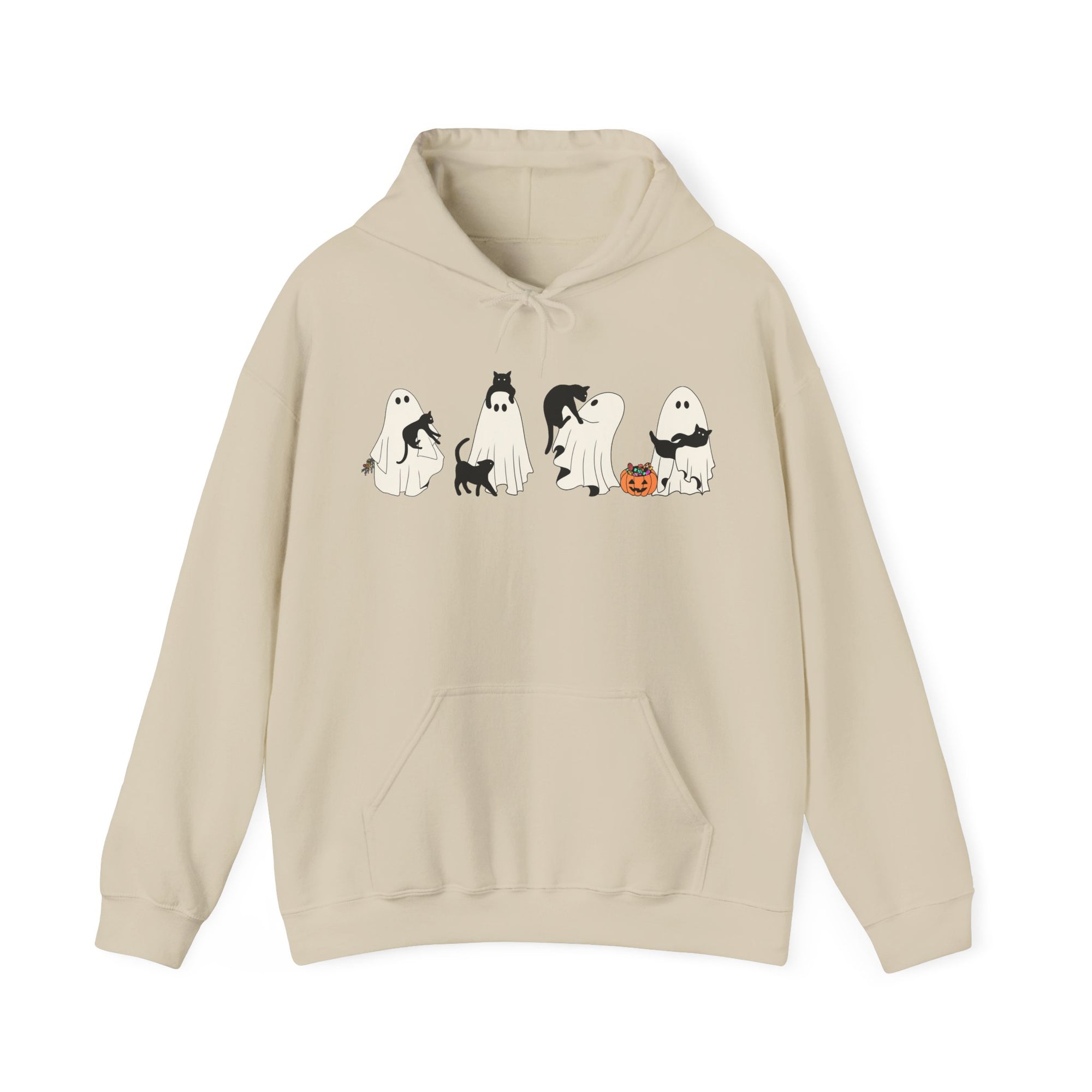 Ghost Cat Hooded Sweatshirt