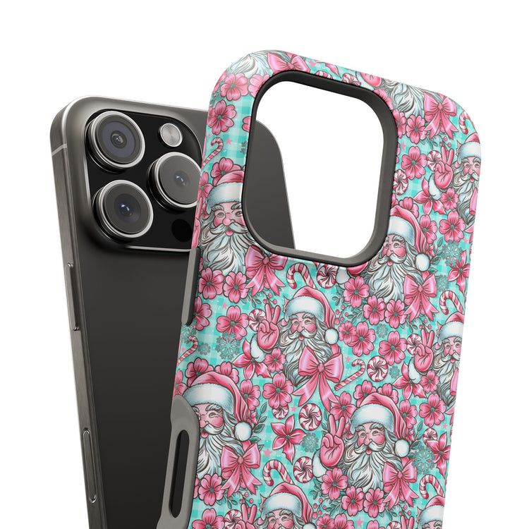 Pink Santa Magnetic Tough Cases