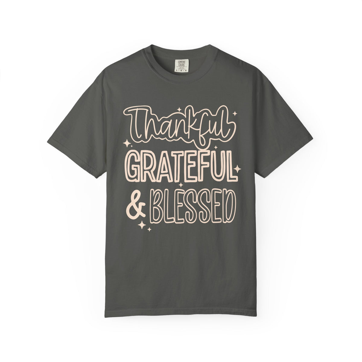 Thankful, Grateful, Blessed T-Shirt Comfort Color For Women