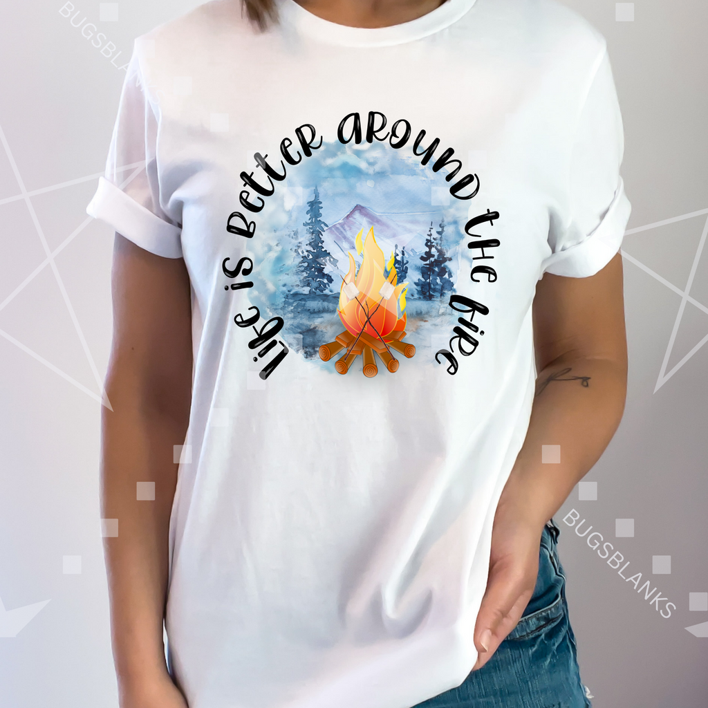 Around The Fire Adult Shirt