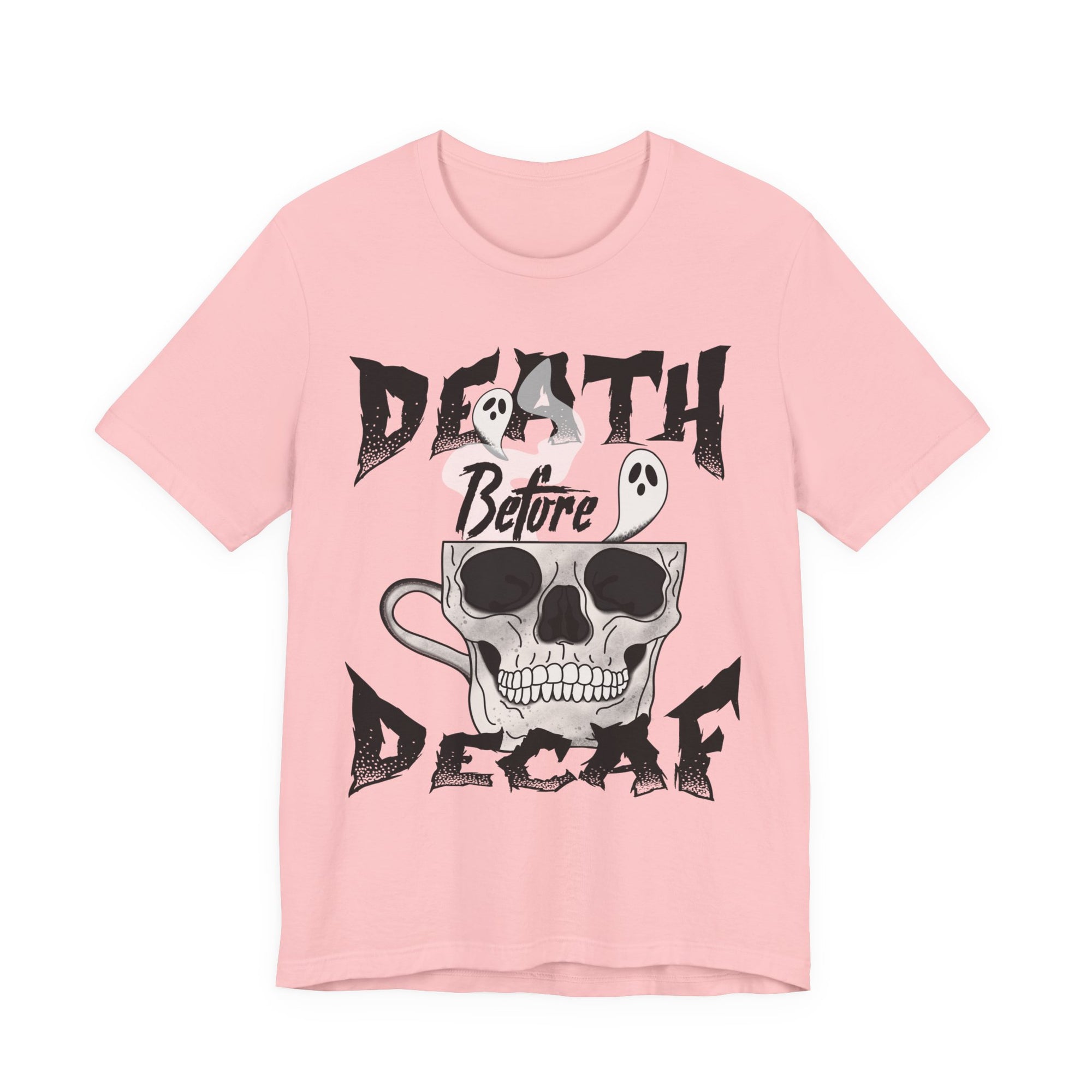 Death Before Decaf Halloween T-Shirt