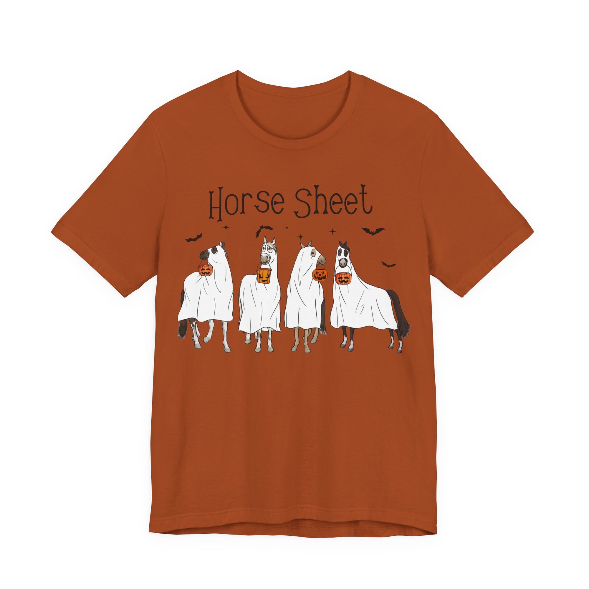 Horse Sheet Halloween T-Shirt