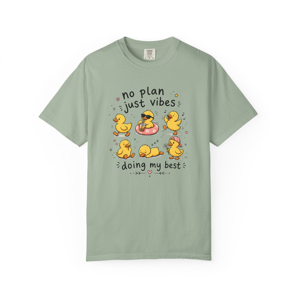 No Plans Just Vibes Comfort Colors Shirt