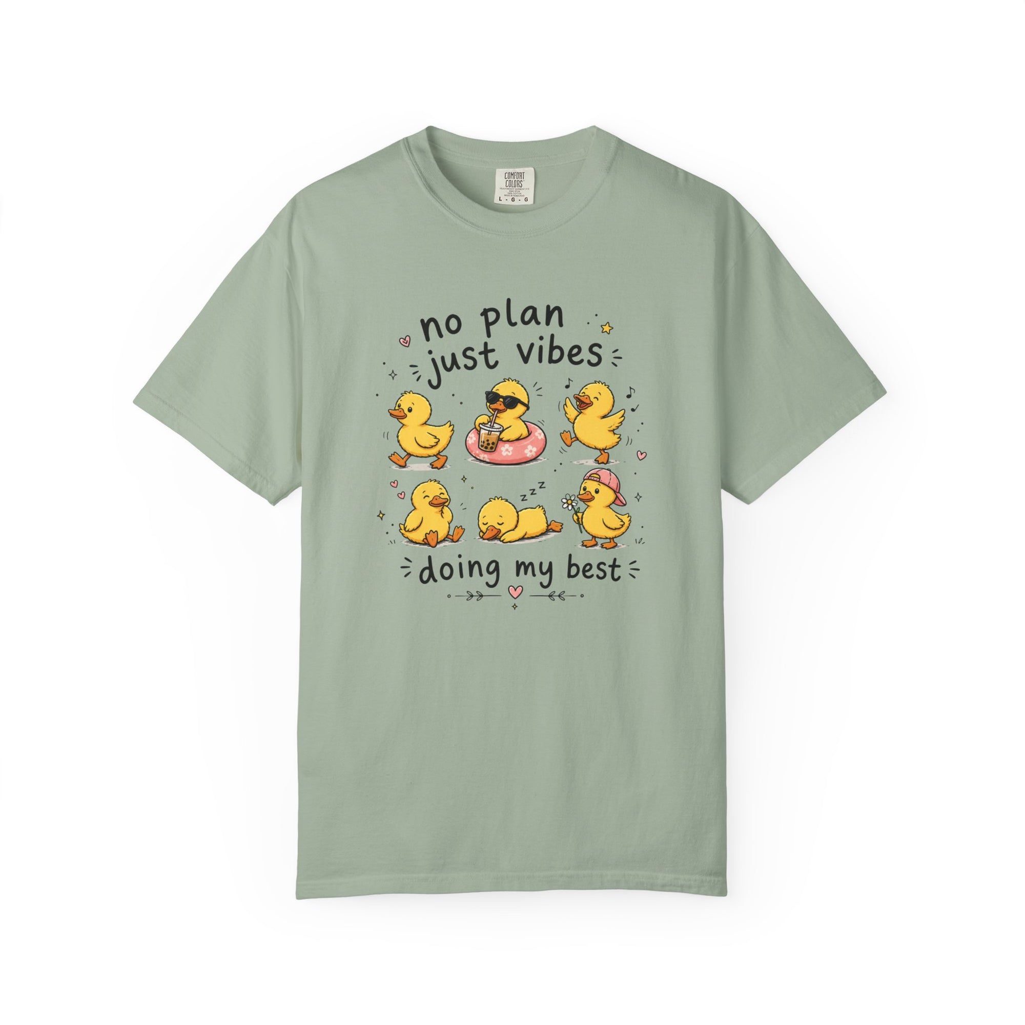 No Plans Just Vibes Comfort Colors Shirt
