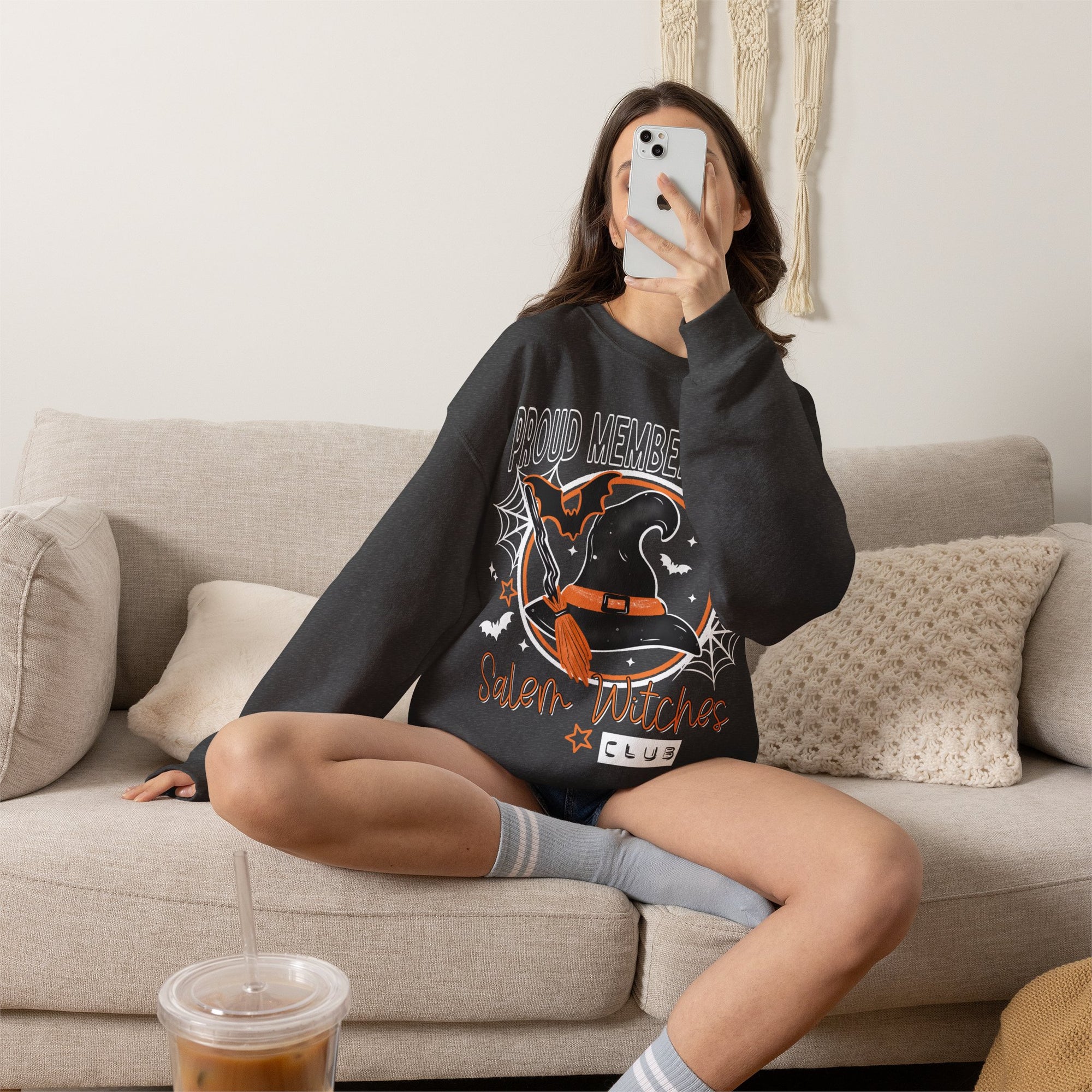 High Quality Witches Club Crewneck Sweatshirt
