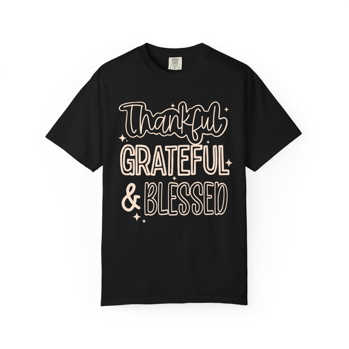 Thankful, Grateful, Blessed T-Shirt Comfort Color For Women