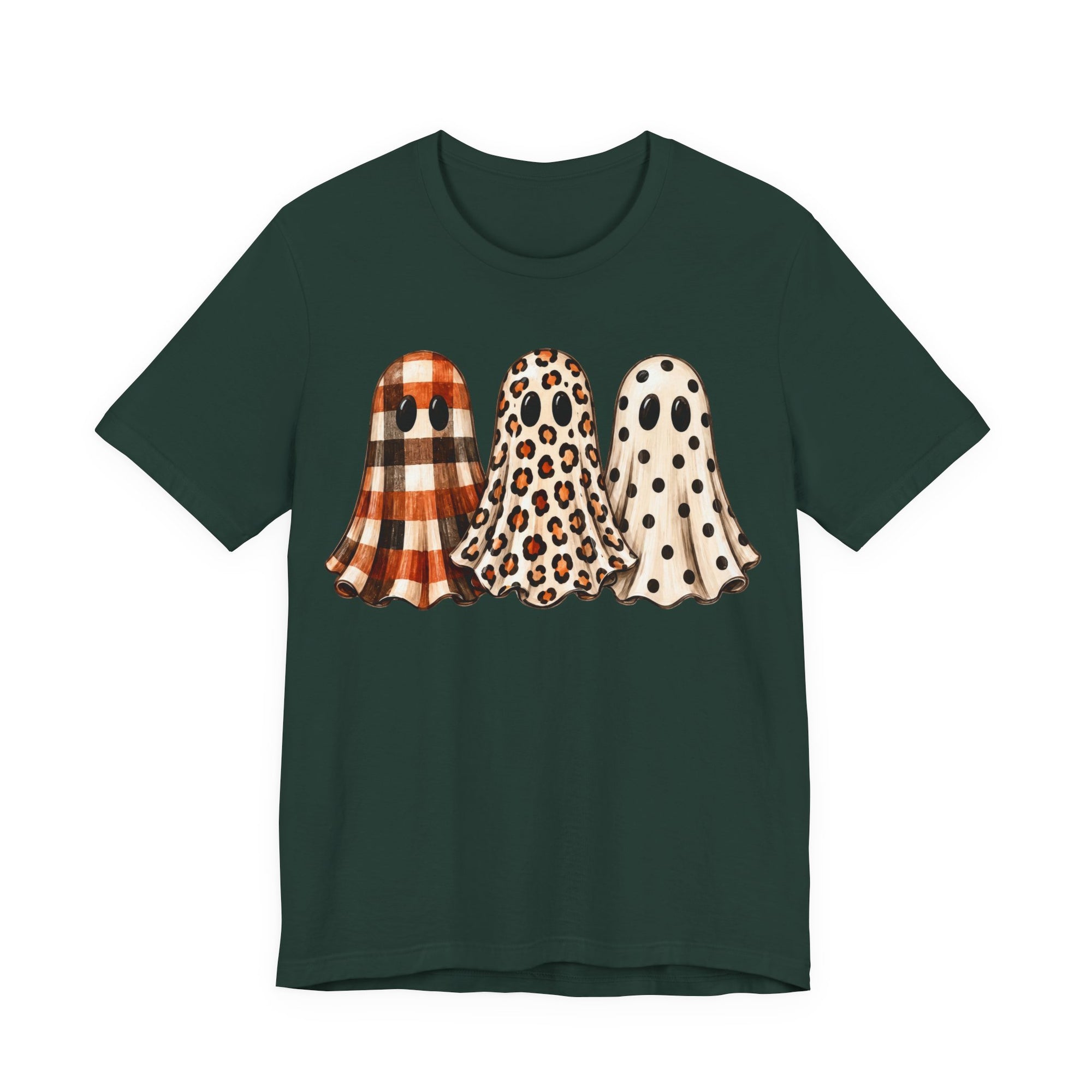 3 Ghost Halloween Womens T-Shirt