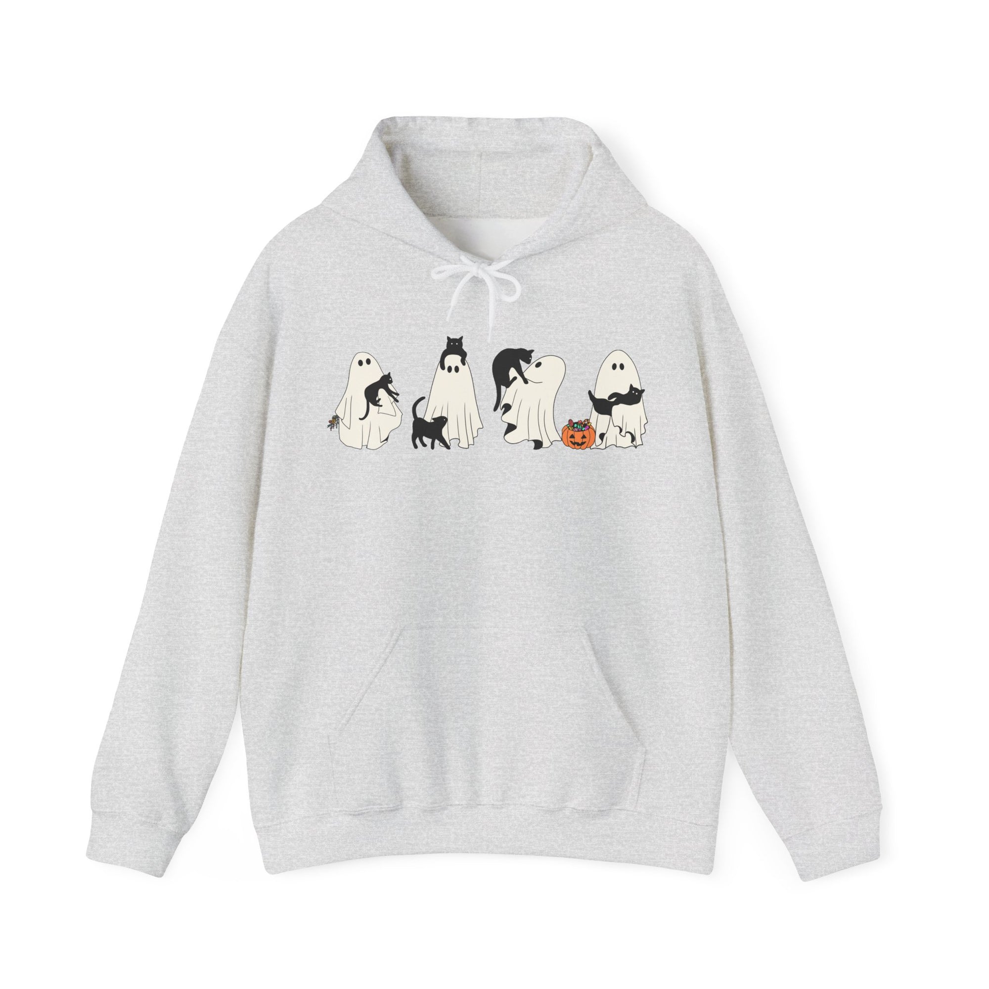 Ghost Cat Hooded Sweatshirt