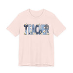 Teacher Vintage Patches  Unisex T-Shirt
