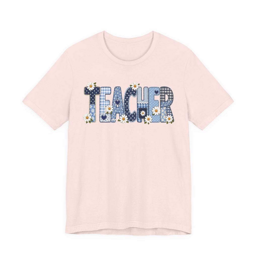 Teacher Vintage Patches  Unisex T-Shirt
