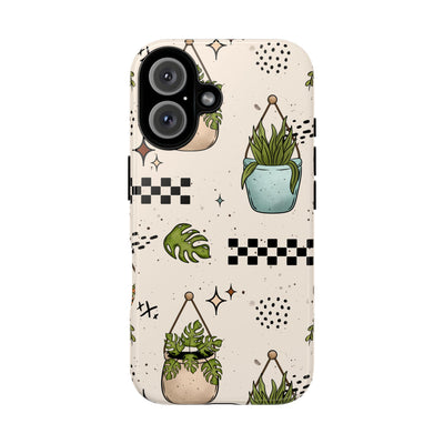 Hanging Plants Phone Case, Retro tough case Case, CuteCottage Core Phone Cover