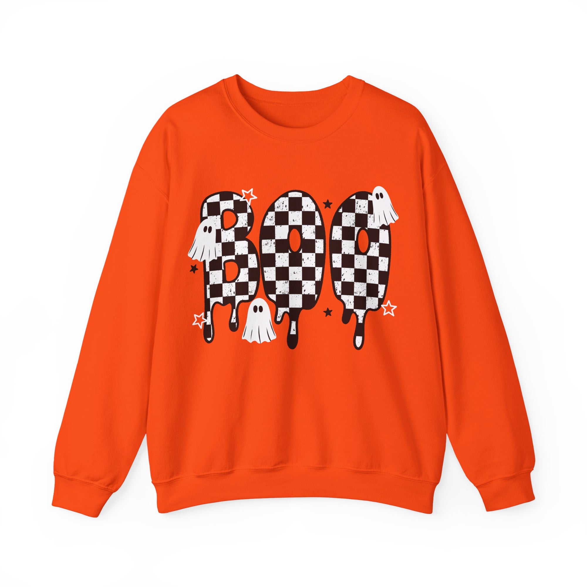 Boo Sweatshirt, Trendy Halloween Sweater, Spooky Season Sweater, Fall Vibes, Cute Ghost Sweatshirt, Stars Ghost