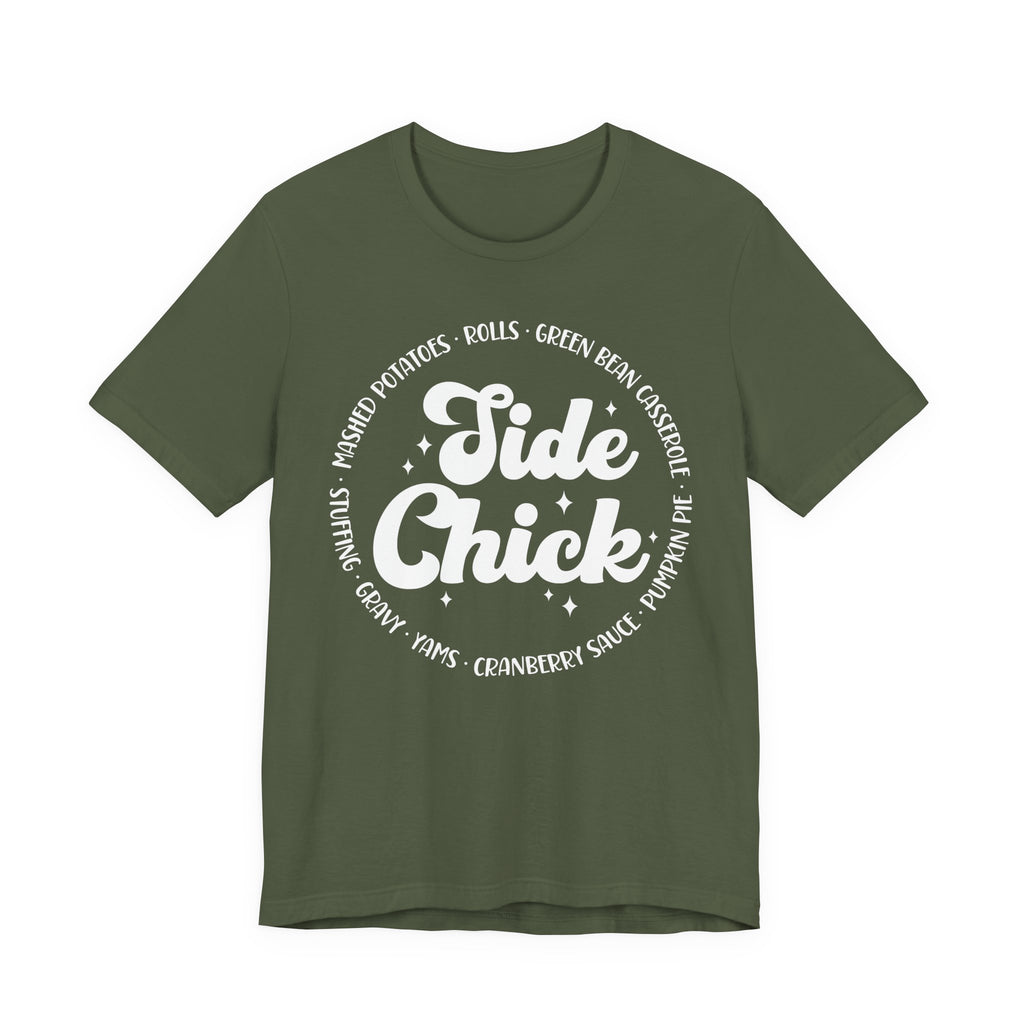 Side Chick Thanksgiving Womens T-Shirt