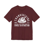 Thanksgiving Bring out the Best in Family Dysfunction Halloween Womens T-Shirt