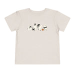 Cat Ghost Halloween Toddler Short Sleeve Tee