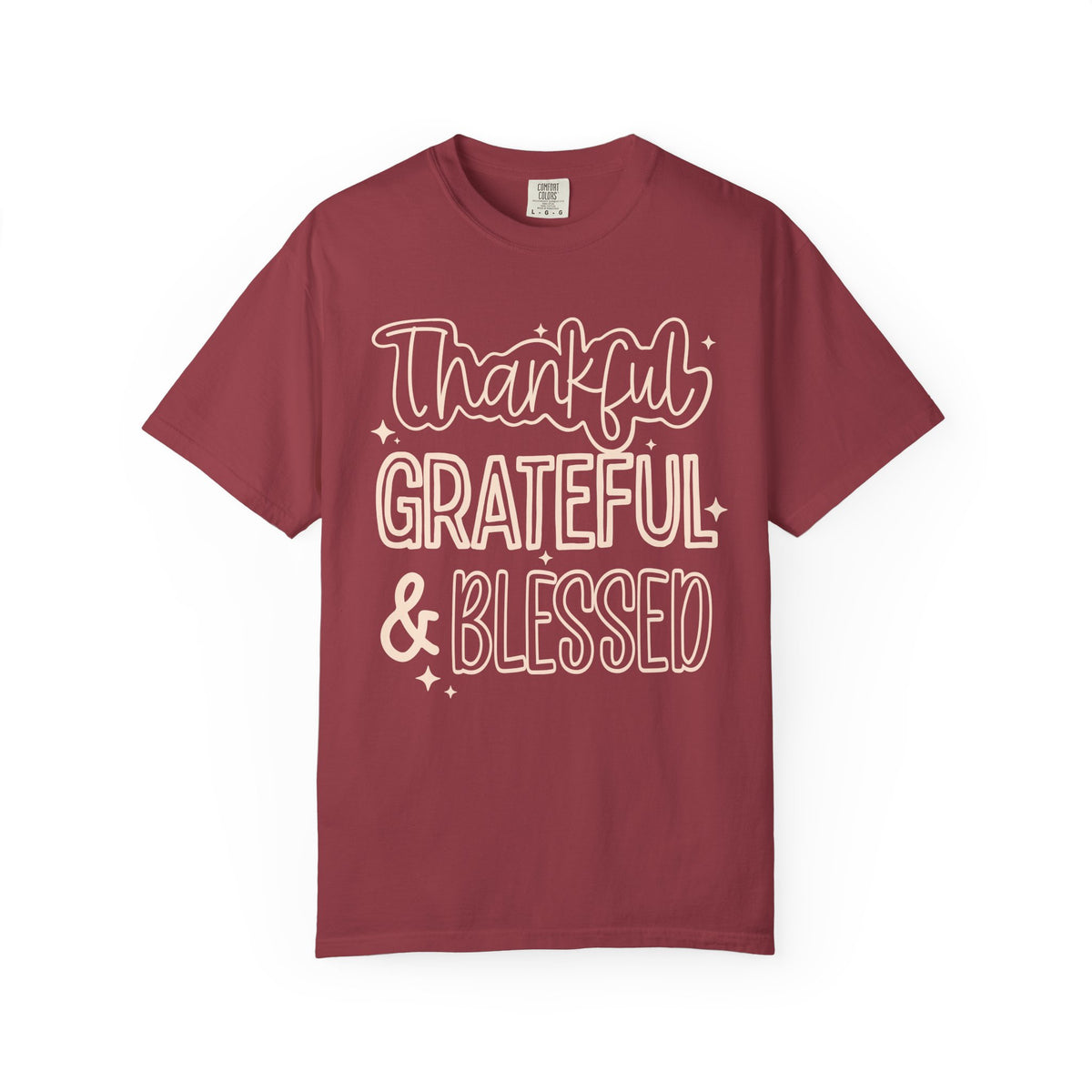 Thankful, Grateful, Blessed T-Shirt Comfort Color For Women