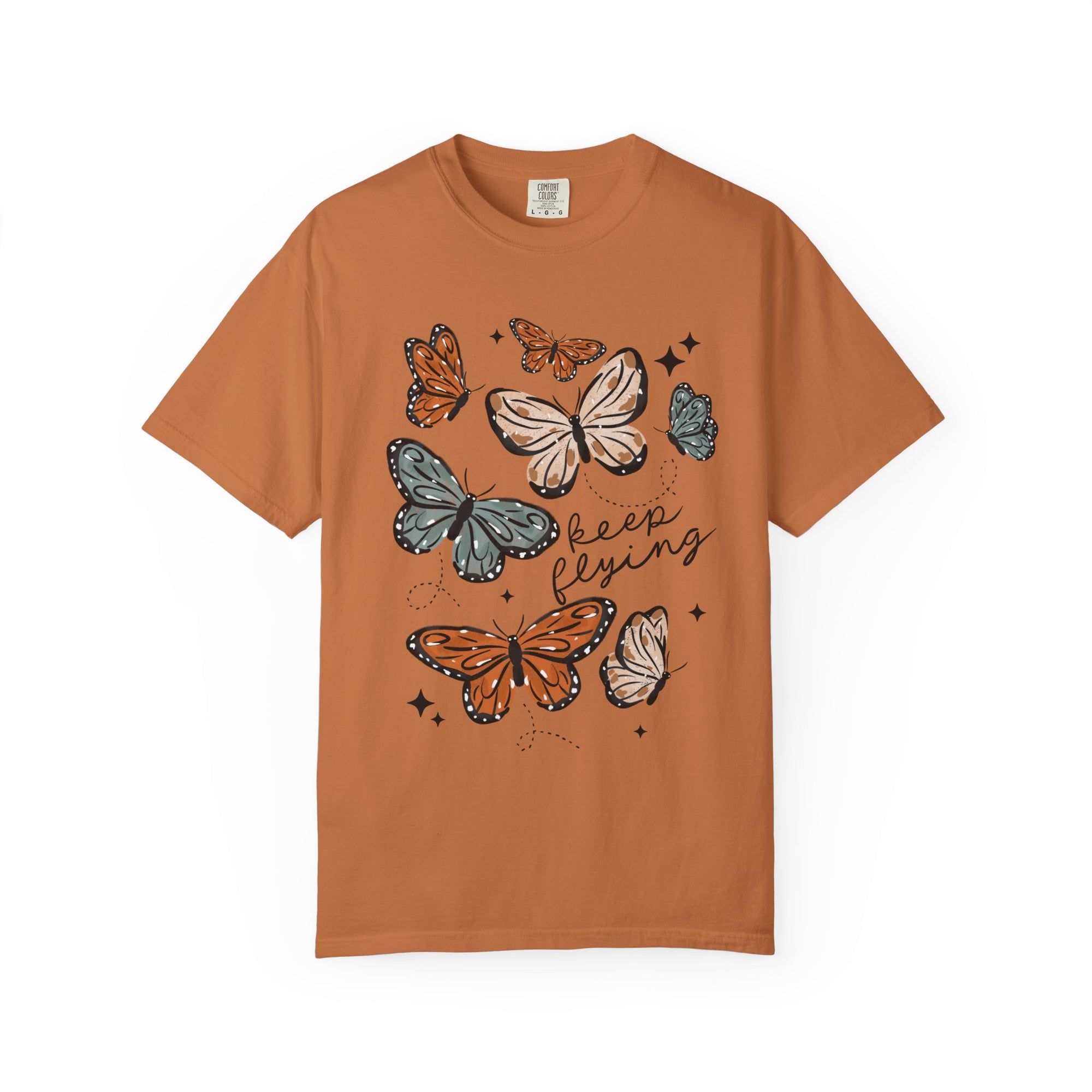 Keep Flying Comfort Tee, Inspirational Graphic Shirt