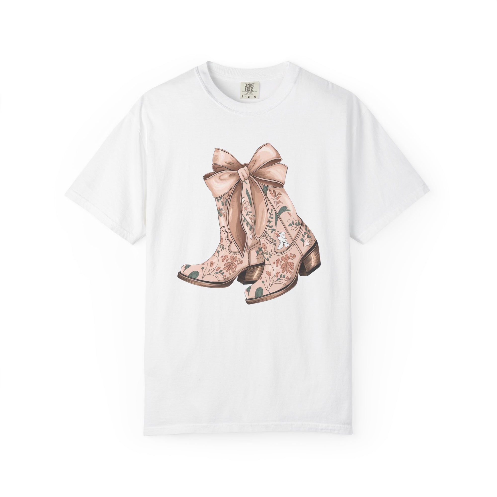 Floral Cowgirl Comfort Colors Shirt
