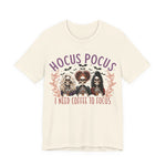 Pocus I need Coffee to Focus Halloween T-Shirt