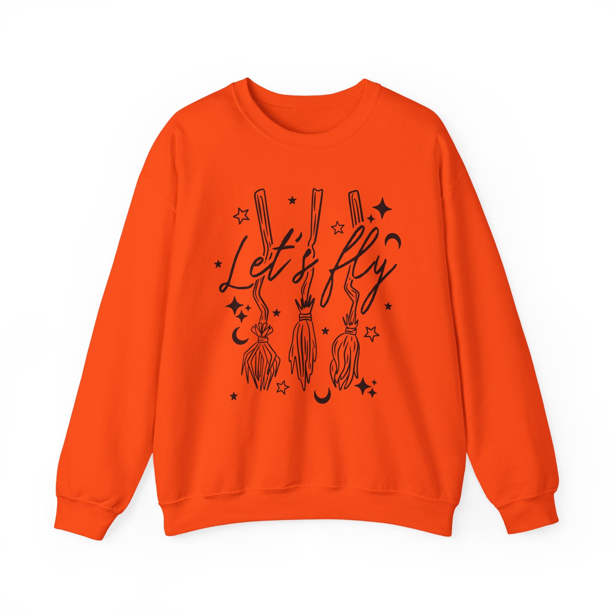 High Quality Lets Fly Halloween Crewneck Sweatshirt