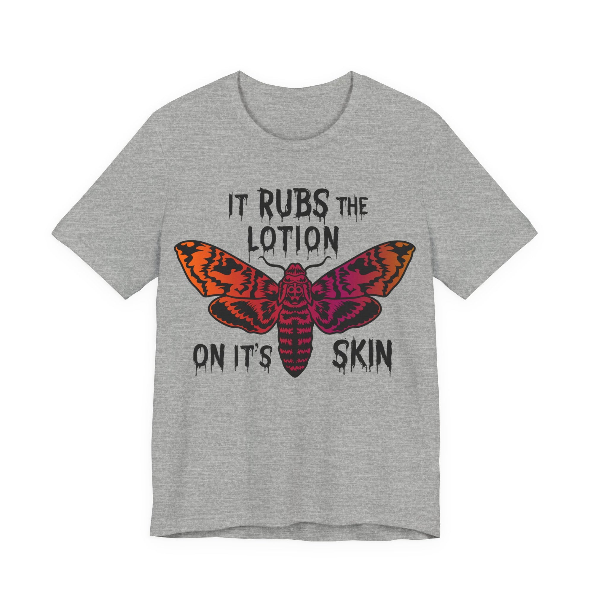 Rubs The Lotion on the Skin Womens T-Shirt