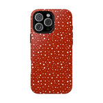 Red Stars Themed Phone Case, Red tough case Case, Cute Stars Phone Cover