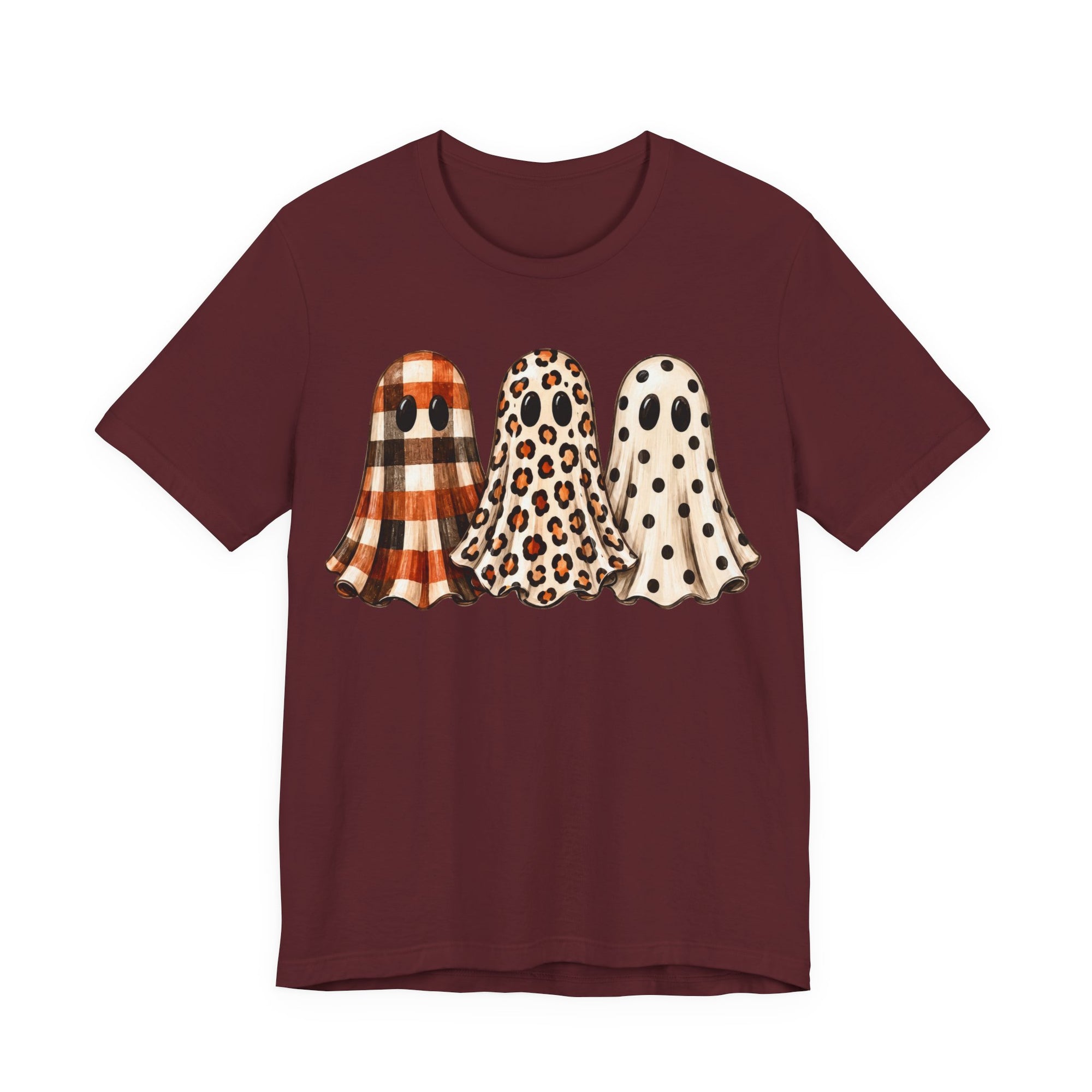 3 Ghost Halloween Womens T-Shirt