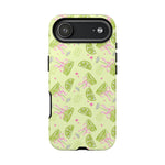 Margarita Phone Case, Floral Pink Bow tough case Case, Cute Fun Phone Cover