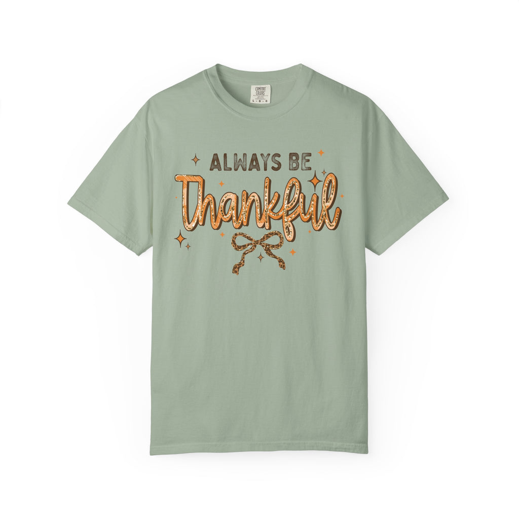 Thanksgiving T shirt, Comfort Colors , Coquette Thankful Tee, Women's Preppy Fall Gift, Thanksgiving Feast Give Thanks
