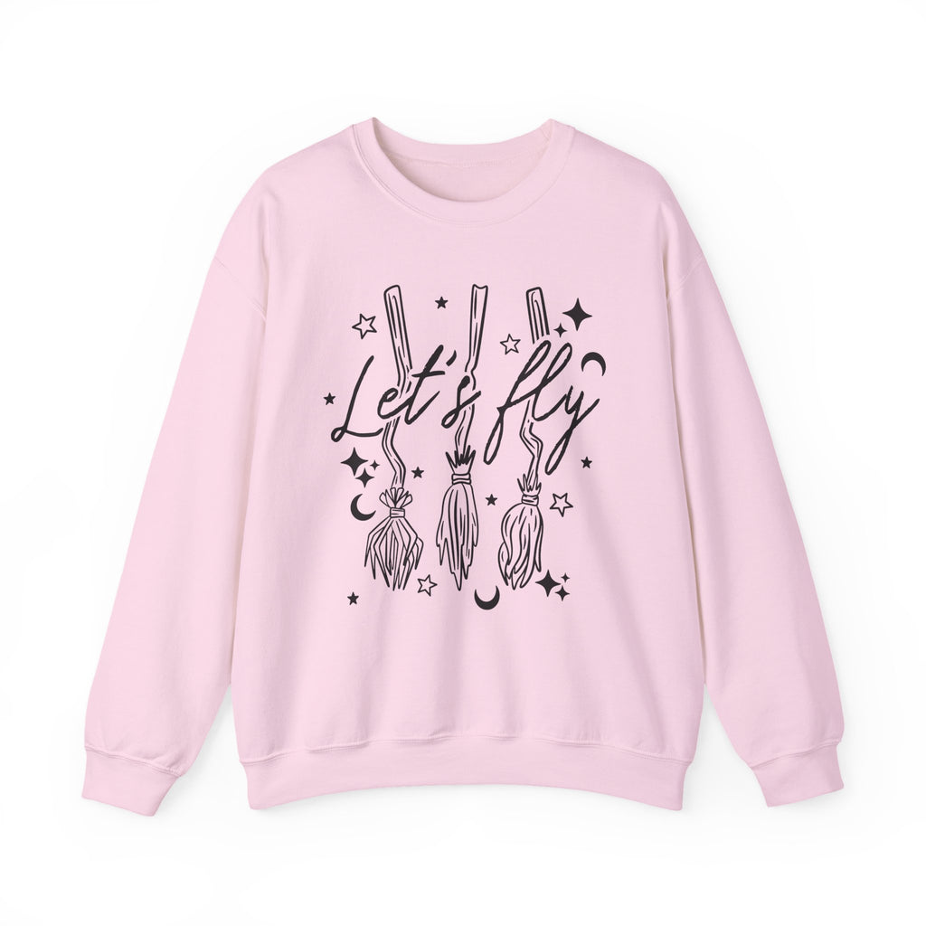 High Quality Lets Fly Halloween Crewneck Sweatshirt