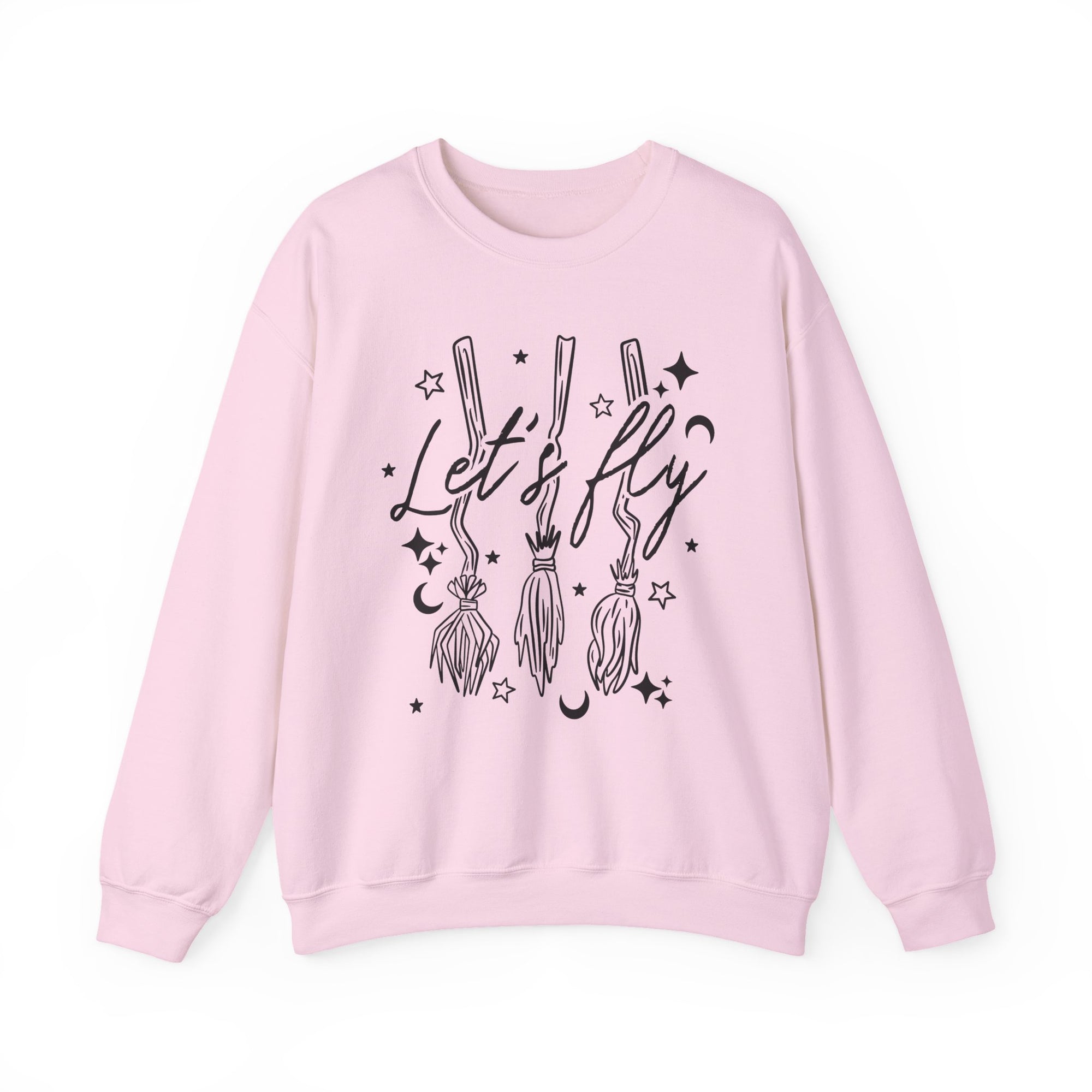 High Quality Lets Fly Halloween Crewneck Sweatshirt