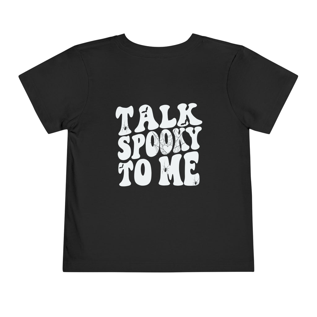 Talk Spooky to me Halloween Toddler Short Sleeve Tee