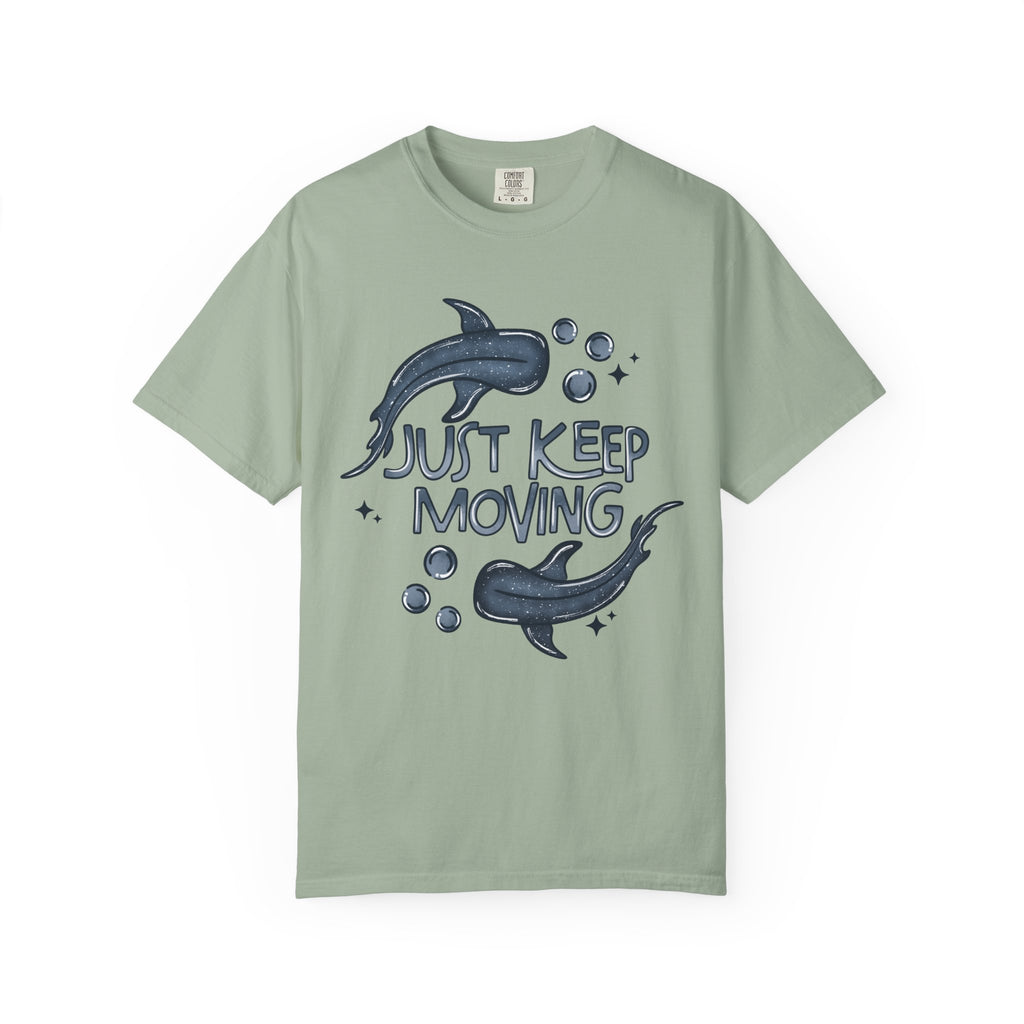 Just Keep Moving Shark Comfort Tee