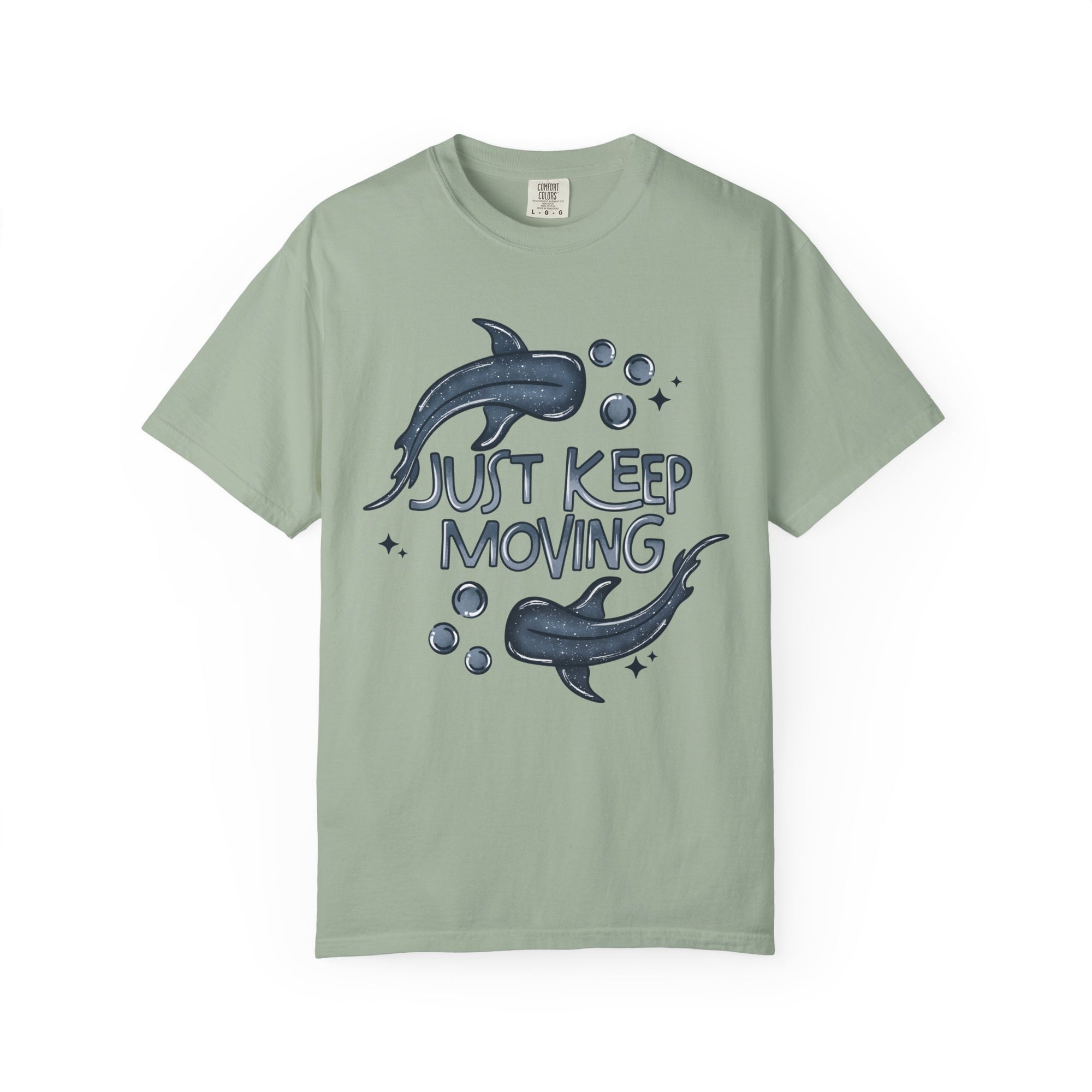 Just Keep Moving Shark Comfort Tee