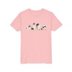 Cat Ghost Halloween Youth Short Sleeve Tee