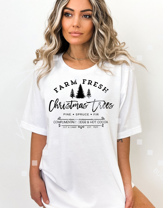 Farm Fresh Christmas Trees Unisex Shirt