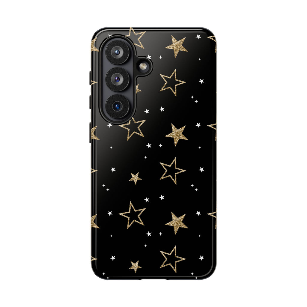 Gold Stars Themed Phone Case, Stars tough case Case, Cute Stars Phone Cover