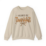 Thankful SweatShirt, Floral Thanksgiving Sweater, Coquette Thankful Sweater, Women's Preppy Fall Gift, Thanksgiving Feast Give Thanks