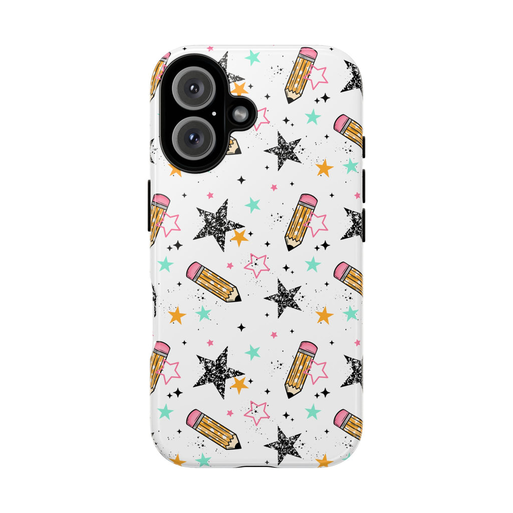 Teacher Life Phone Case, Pencils tough case Case, Cute Teacher Phone Cover