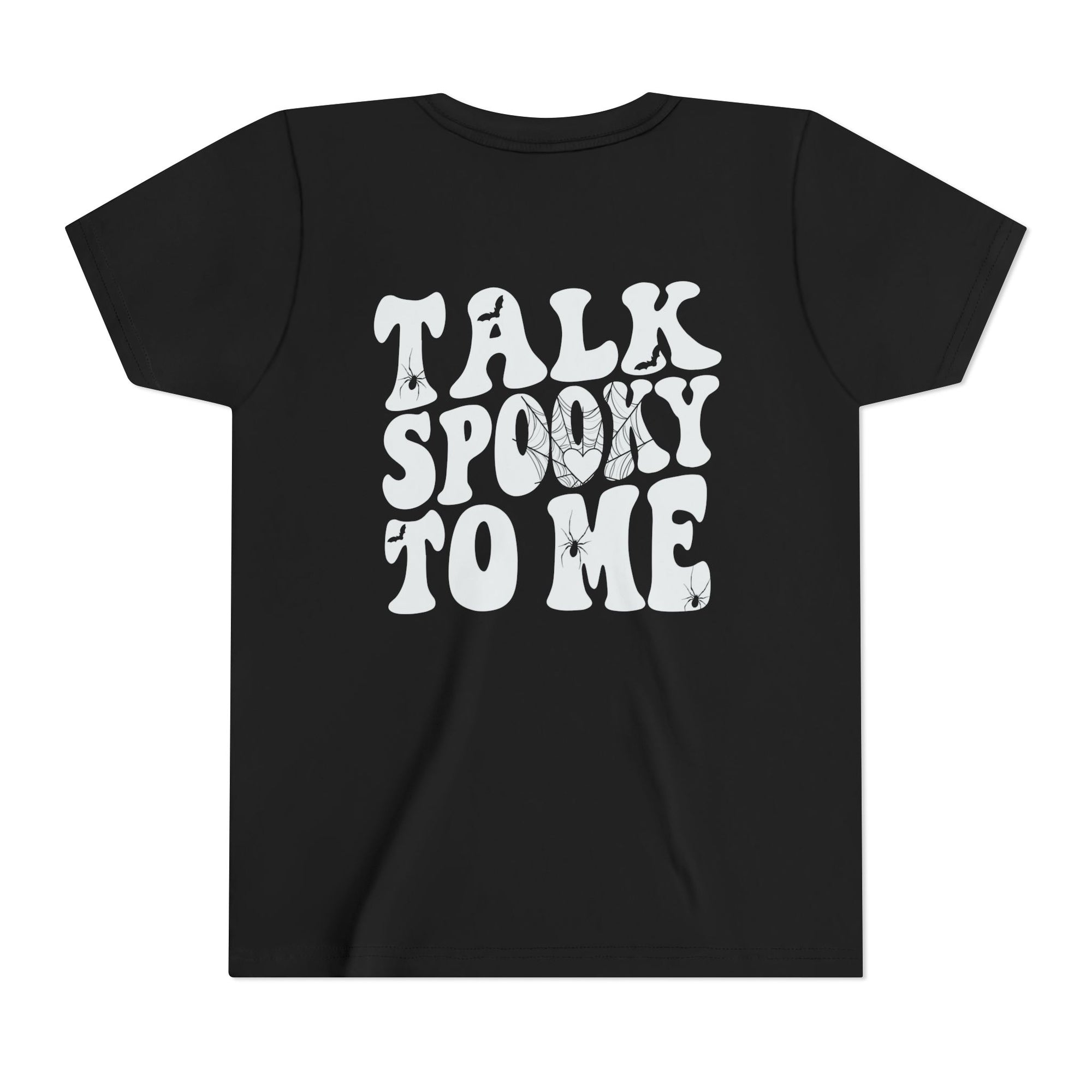 Talk Spooky To Me Halloween Youth Short Sleeve Tee