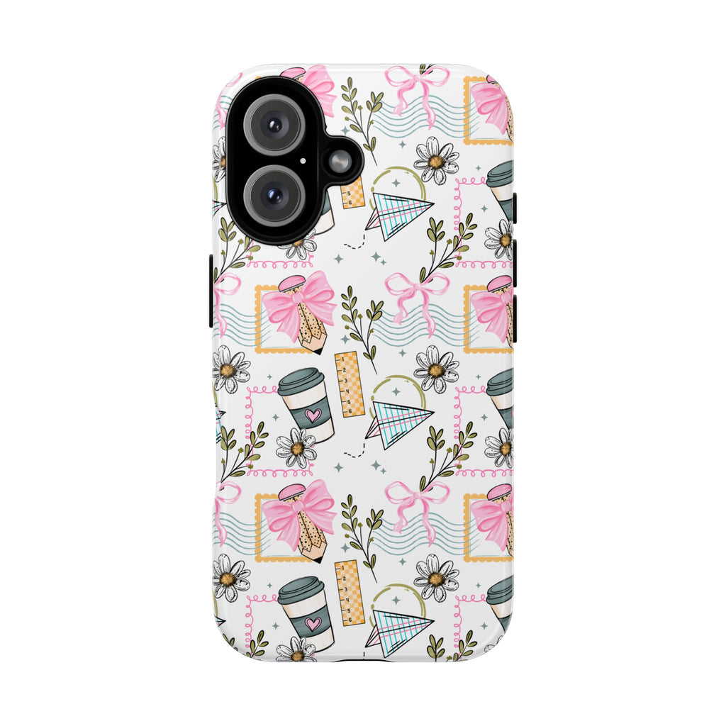 Teacher Life Phone Case, Pencils tough case Case, Cute Teacher Phone Cover