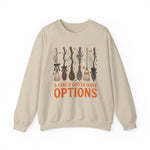 Retro A Girls Gotta Have Options Shirt, Halloween Witch Shirt, Spooky Season Pullover, Feeling Witchy Tee, Fall Gift for Women