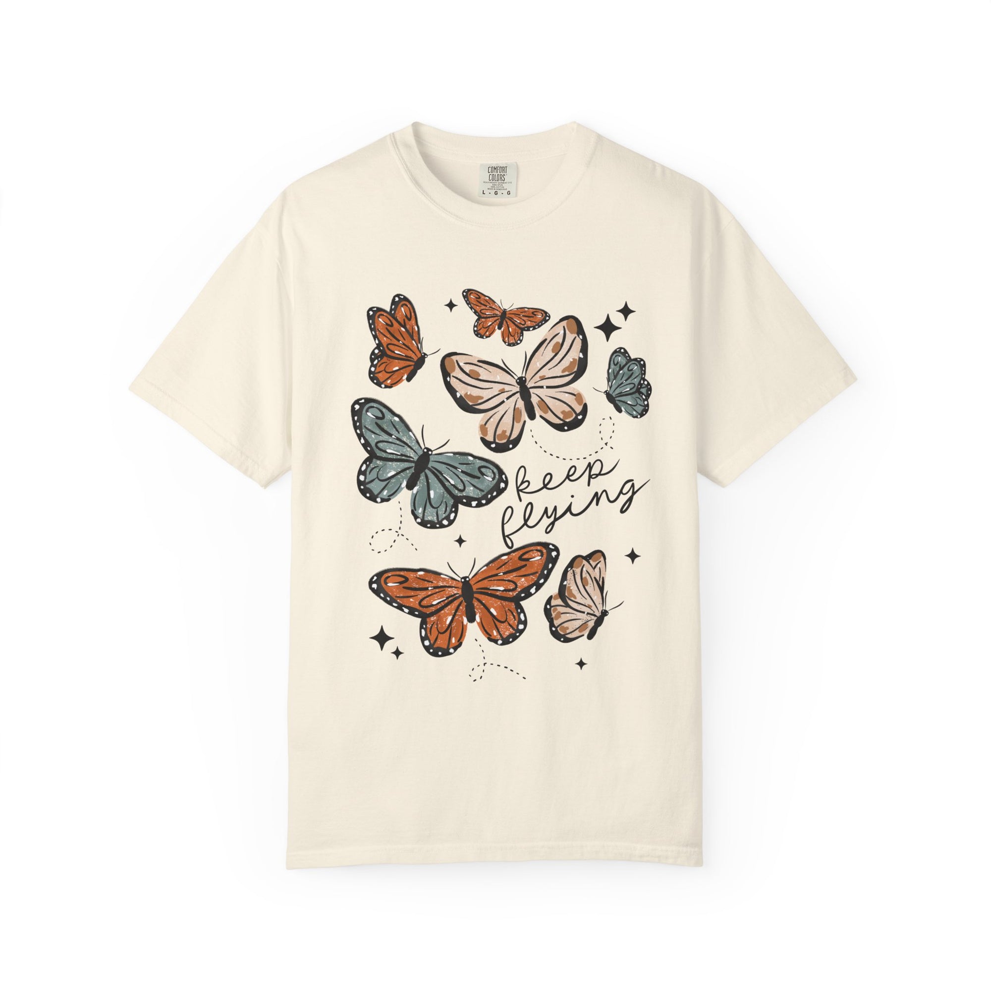 Keep Flying Comfort Tee, Inspirational Graphic Shirt