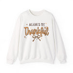 Thankful SweatShirt, Floral Thanksgiving Sweater, Coquette Thankful Sweater, Women's Preppy Fall Gift, Thanksgiving Feast Give Thanks