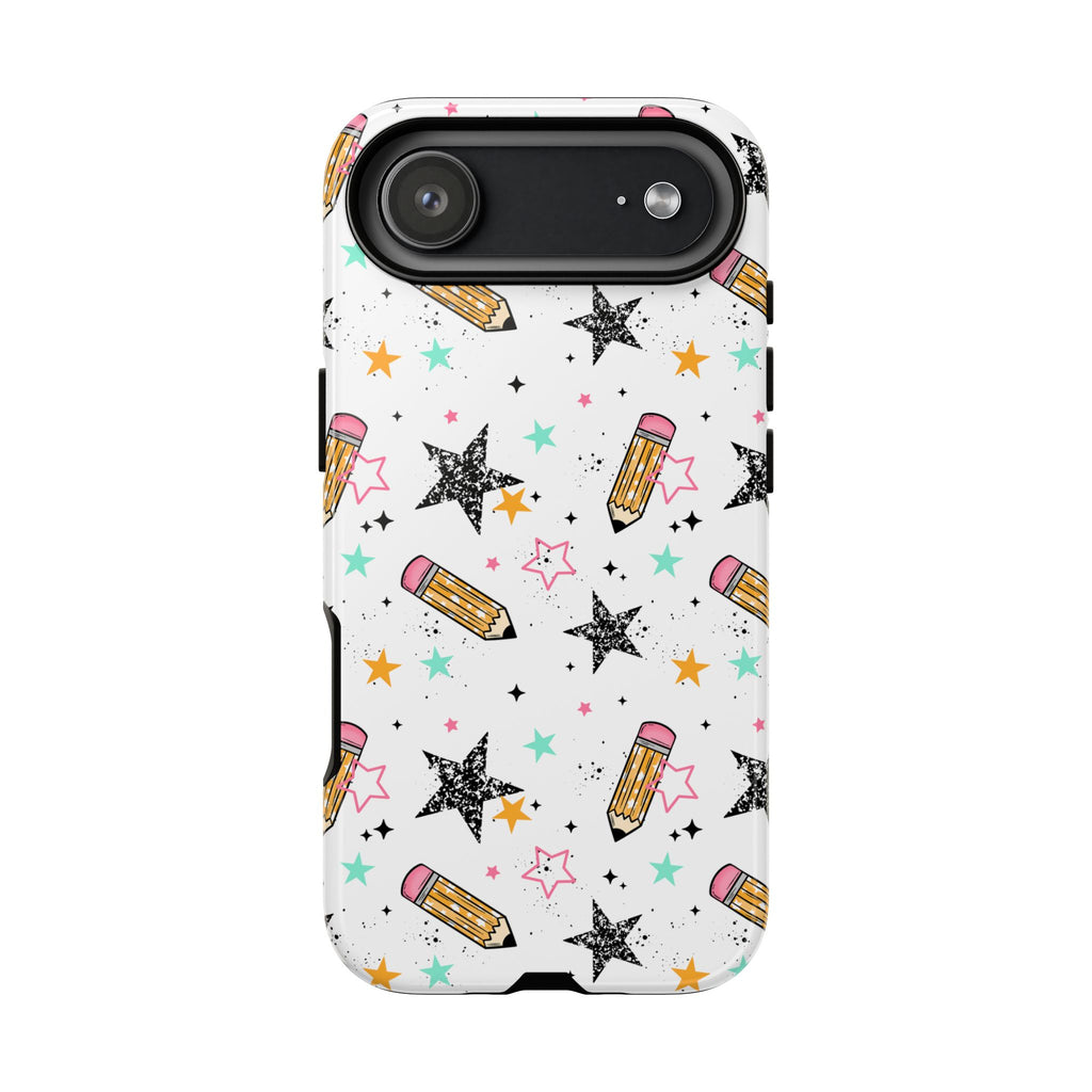 Teacher Life Phone Case, Pencils tough case Case, Cute Teacher Phone Cover