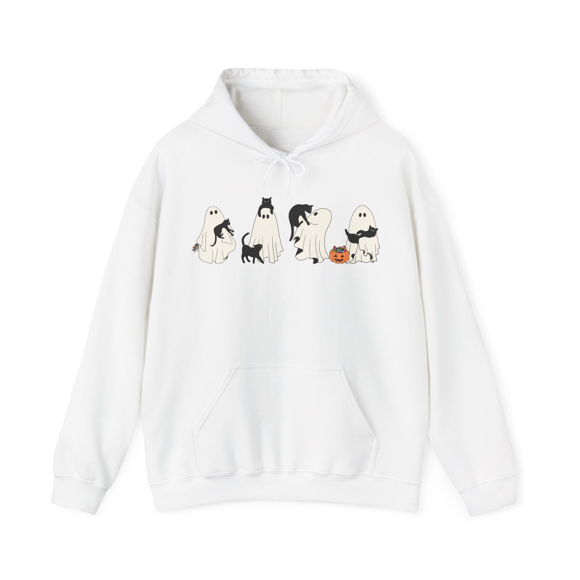 Ghost Cat Hooded Sweatshirt