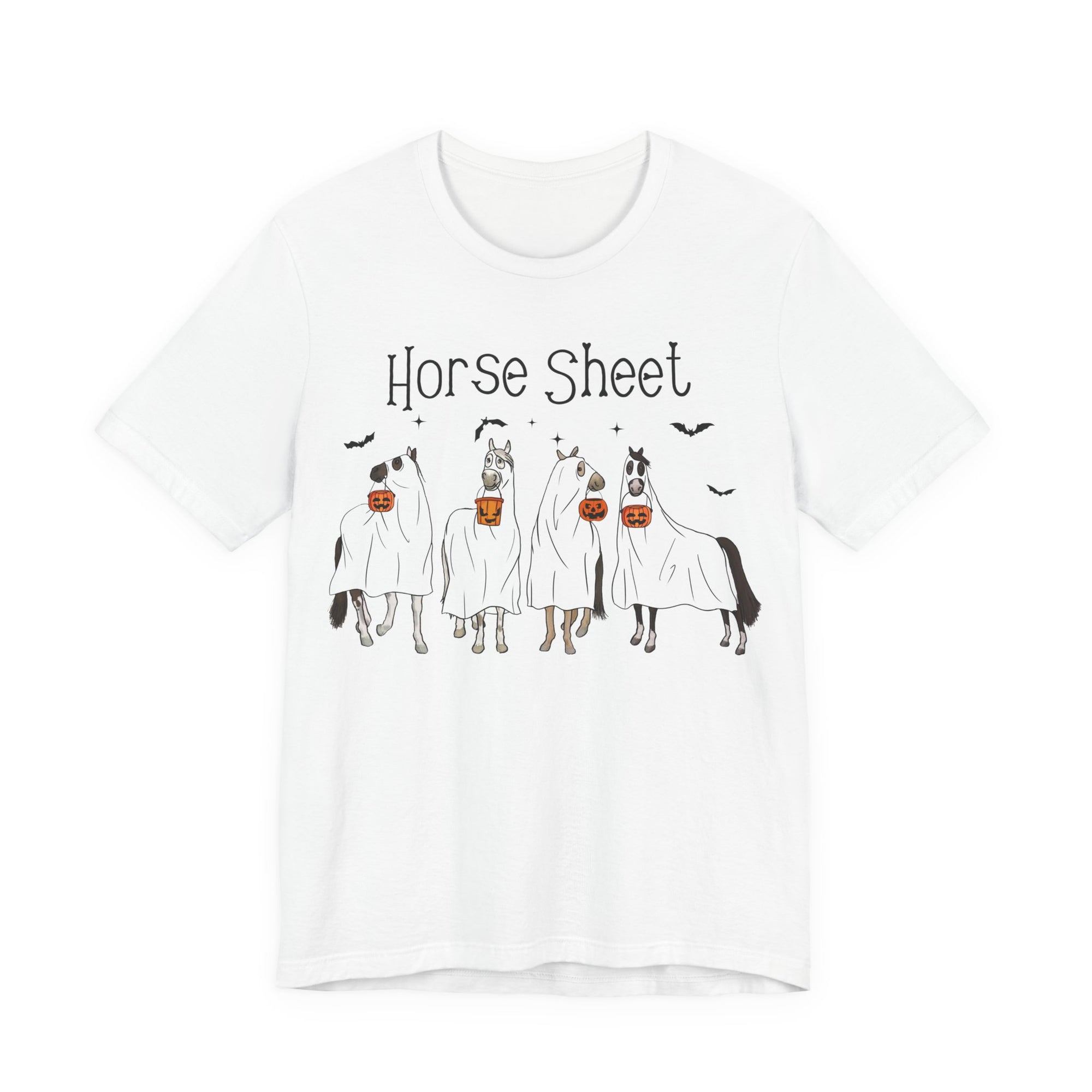 Horse Sheet Halloween T-Shirt