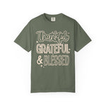 Thankful, Grateful, Blessed T-Shirt Comfort Color For Women