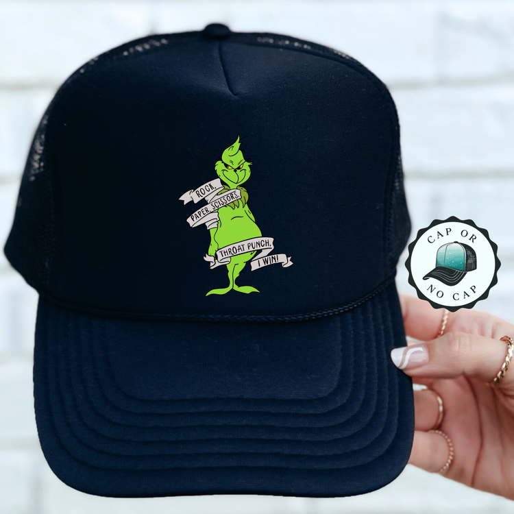 Throat Punch I win Foam Trucker Hat