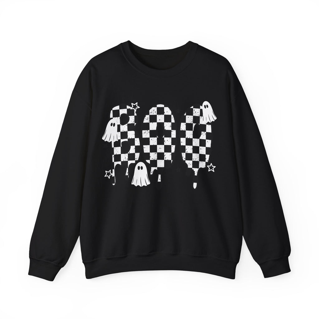 Boo Sweatshirt, Trendy Halloween Sweater, Spooky Season Sweater, Fall Vibes, Cute Ghost Sweatshirt, Stars Ghost